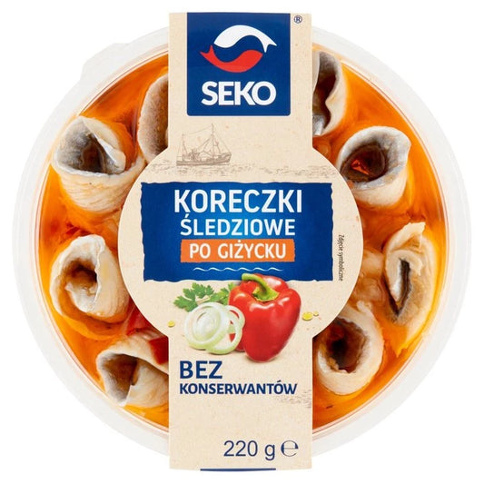 Koreczki śledziowe po Giżycku SEKO